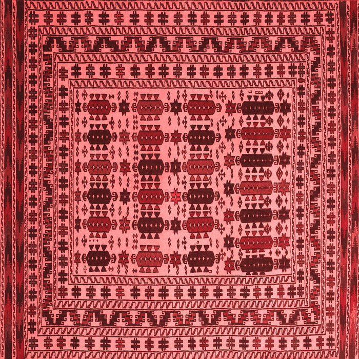 Machine Washable Southwestern Red Country Rug, wshtr2519red