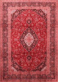 Medallion Red Traditional Rug, tr251red