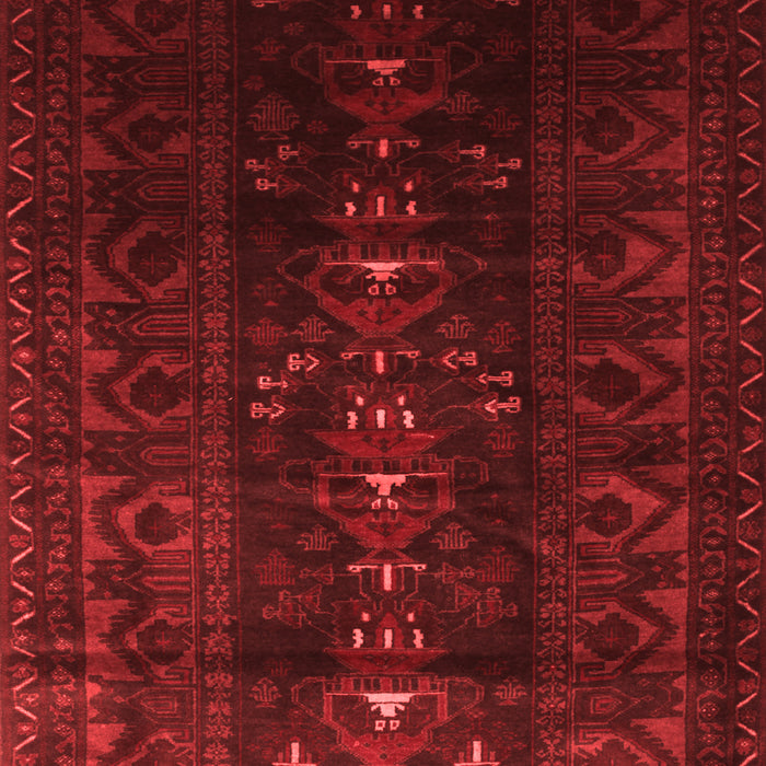 Machine Washable Persian Red Traditional Rug, wshtr2520red