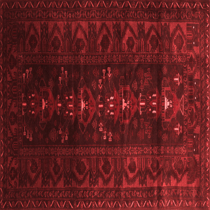 Machine Washable Persian Red Traditional Rug, wshtr2520red
