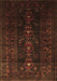 Machine Washable Persian Brown Traditional Rug, wshtr2520brn