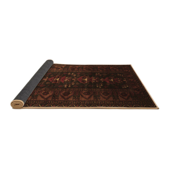 Sideview of Persian Brown Traditional Rug, tr2520brn