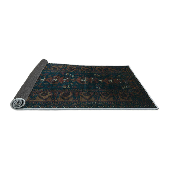 Sideview of Persian Light Blue Traditional Rug, tr2520lblu
