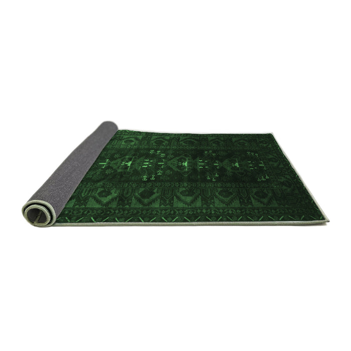 Sideview of Persian Emerald Green Traditional Rug, tr2520emgrn
