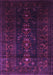 Machine Washable Persian Purple Traditional Area Rugs, wshtr2520pur