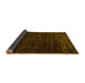 Sideview of Persian Yellow Traditional Rug, tr2521yw
