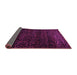 Sideview of Persian Pink Traditional Rug, tr2521pnk