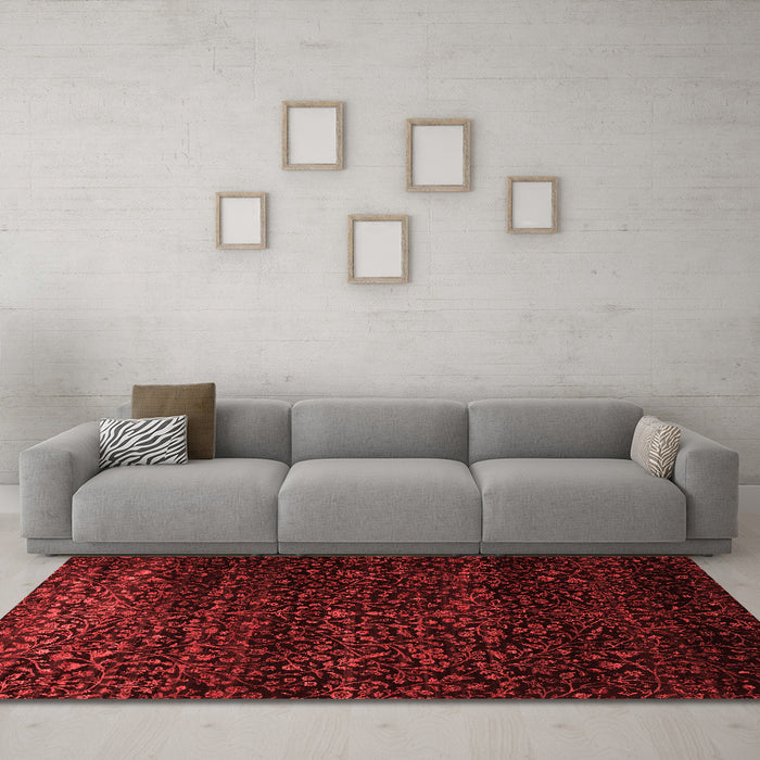 Traditional Red Washable Rugs