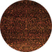 Square Persian Orange Traditional Rug, tr2521org