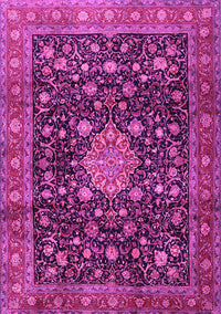 Medallion Pink Traditional Rug, tr2522pnk