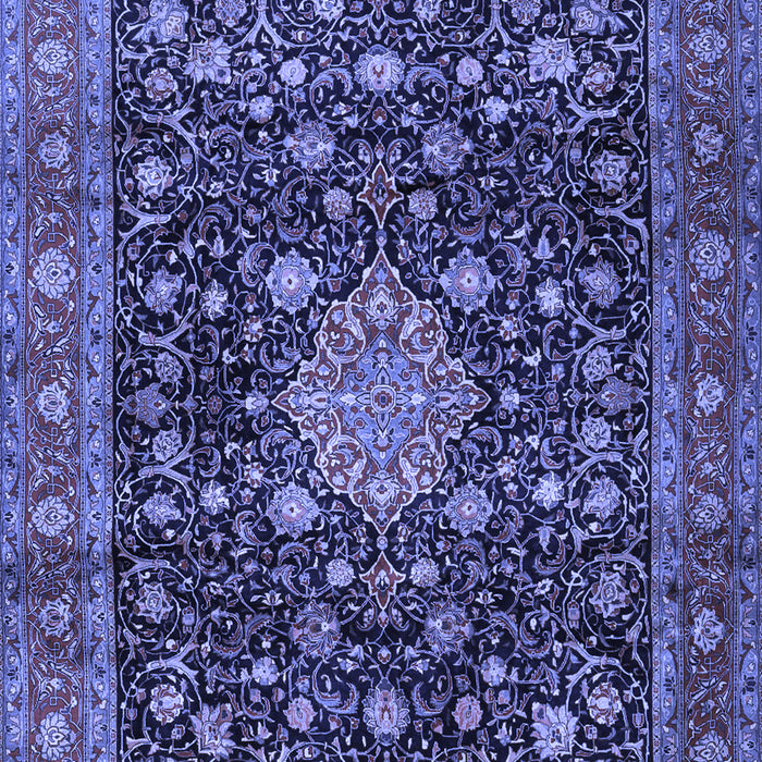 Medallion Blue Traditional Rug, tr2522blu