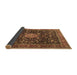 Sideview of Medallion Brown Traditional Rug, tr2522brn