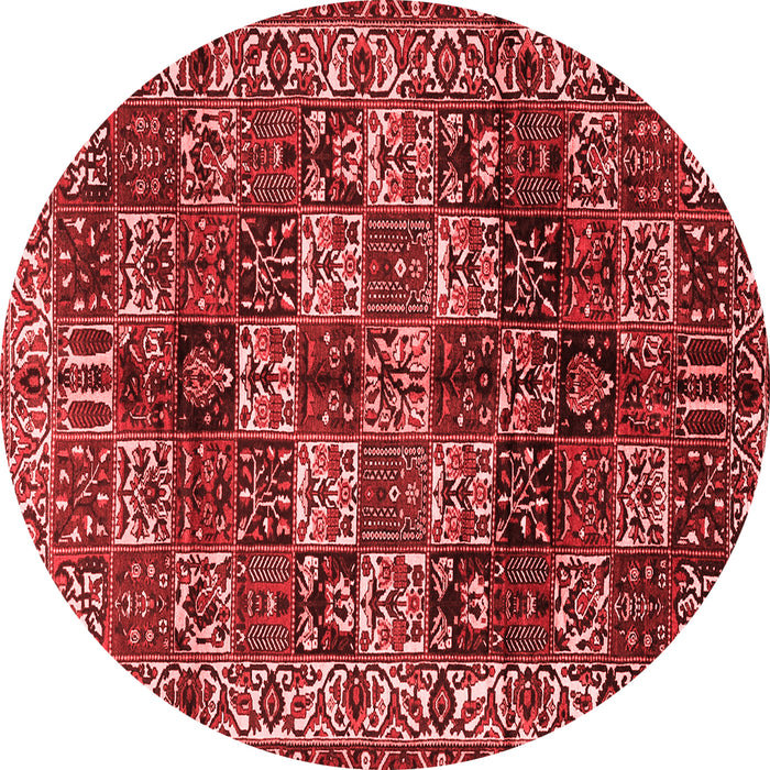Machine Washable Persian Red Traditional Rug, wshtr2523red