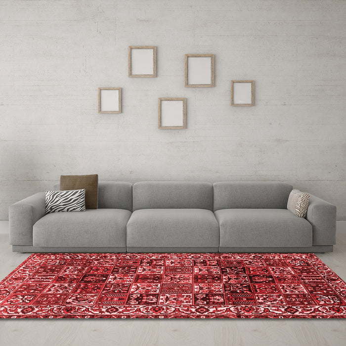 Traditional Red Washable Rugs
