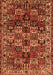 Persian Orange Traditional Rug, tr2523org