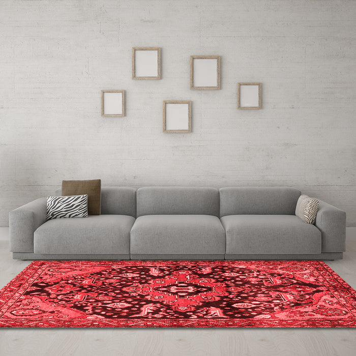 Traditional Red Washable Rugs