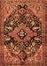 Machine Washable Persian Brown Traditional Rug, wshtr2524brn