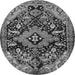 Square Persian Gray Traditional Rug, tr2524gry