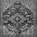Serging Thickness of Persian Gray Traditional Rug, tr2524gry