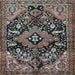 Square Persian Light Blue Traditional Rug, tr2524lblu