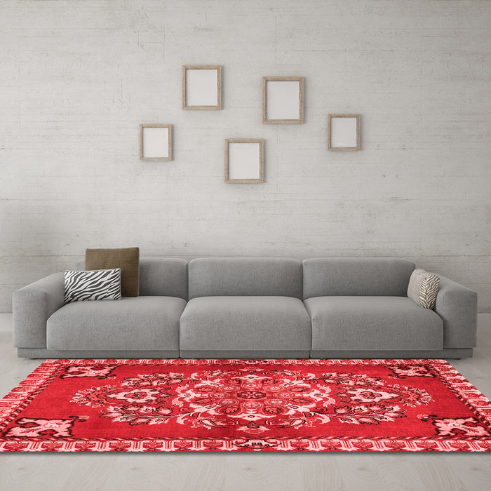 Traditional Red Washable Rugs