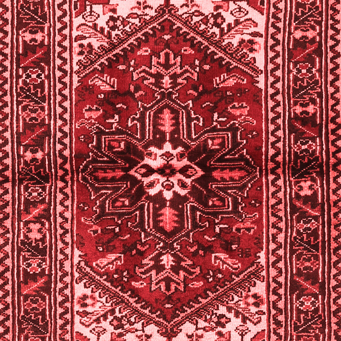 Machine Washable Persian Red Traditional Rug, wshtr2526red