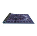 Sideview of Persian Blue Traditional Rug, tr2526blu