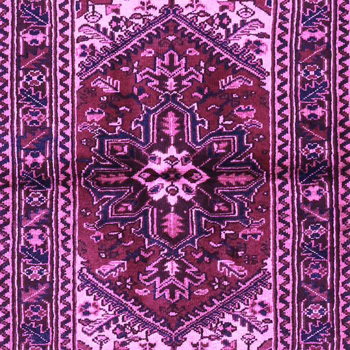 Machine Washable Persian Purple Traditional Area Rugs, wshtr2526pur