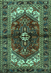 Persian Turquoise Traditional Rug, tr2526turq