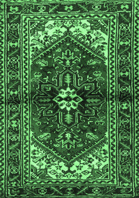 Persian Emerald Green Traditional Rug, tr2526emgrn