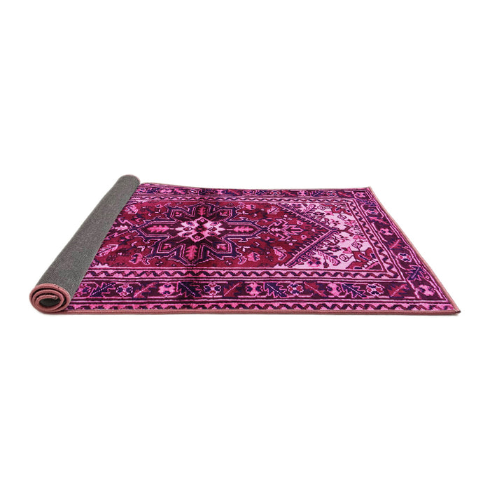 Sideview of Persian Pink Traditional Rug, tr2526pnk