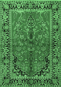 Persian Emerald Green Traditional Rug, tr2527emgrn