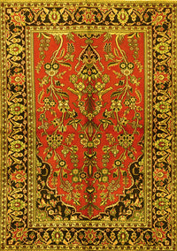 Persian Yellow Traditional Rug, tr2527yw
