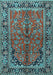 Machine Washable Persian Light Blue Traditional Rug, wshtr2527lblu