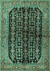 Persian Turquoise Traditional Rug, tr2528turq