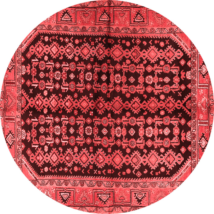 Machine Washable Persian Red Traditional Rug, wshtr2528red