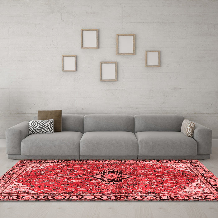 Traditional Red Washable Rugs