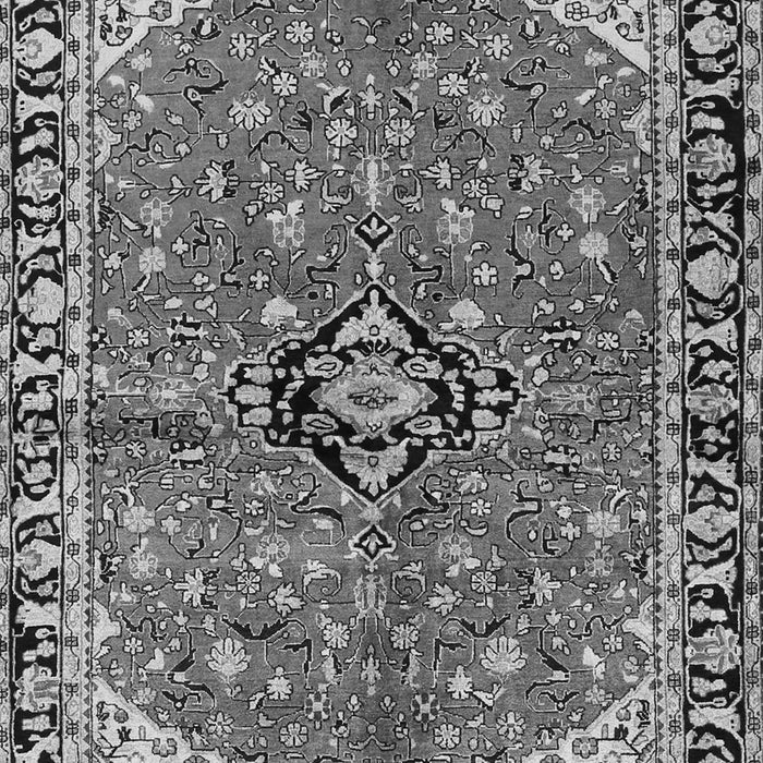 Medallion Gray Traditional Rug, tr2529gry