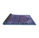 Sideview of Medallion Blue Traditional Rug, tr2529blu