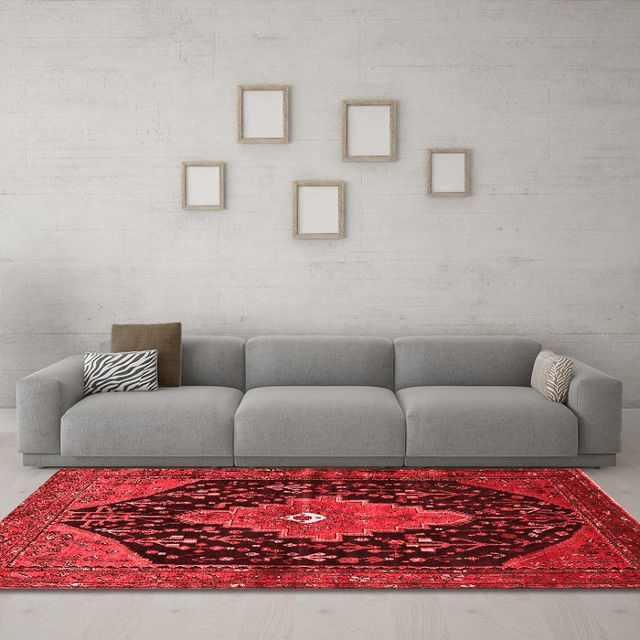 Traditional Red Washable Rugs