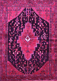 Medallion Pink Traditional Rug, tr252pnk