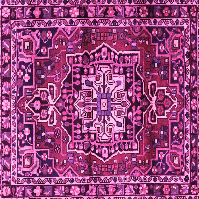 Square Persian Pink Traditional Rug, tr2530pnk