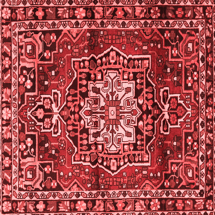 Machine Washable Persian Red Traditional Rug, wshtr2530red