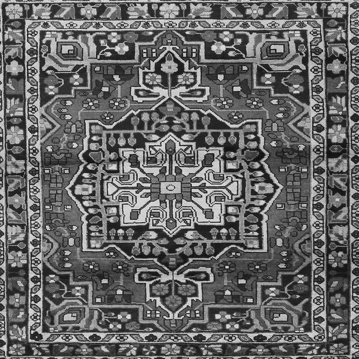 Serging Thickness of Persian Gray Traditional Rug, tr2530gry
