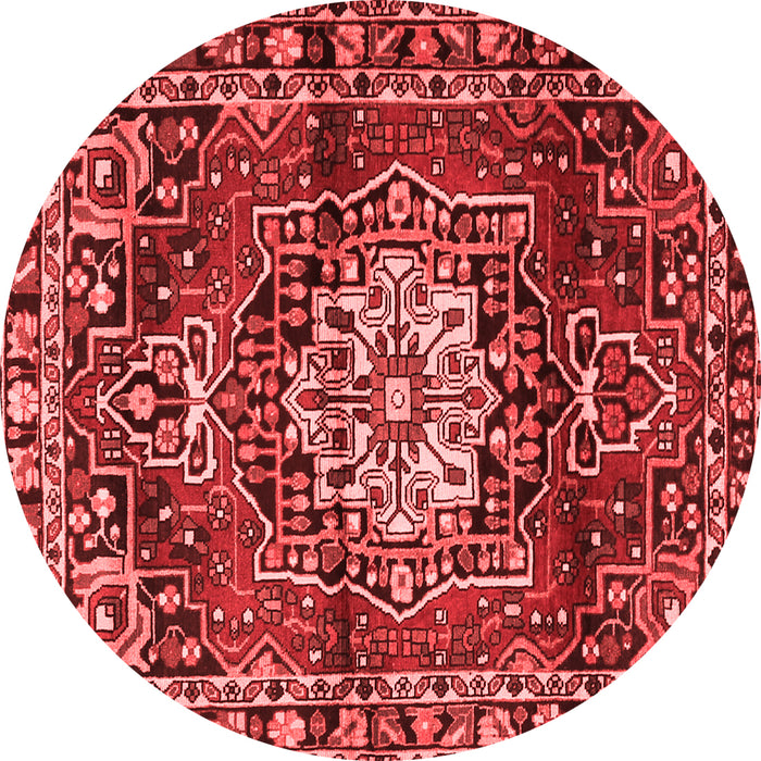 Machine Washable Persian Red Traditional Rug, wshtr2530red