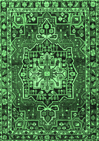 Persian Emerald Green Traditional Rug, tr2530emgrn