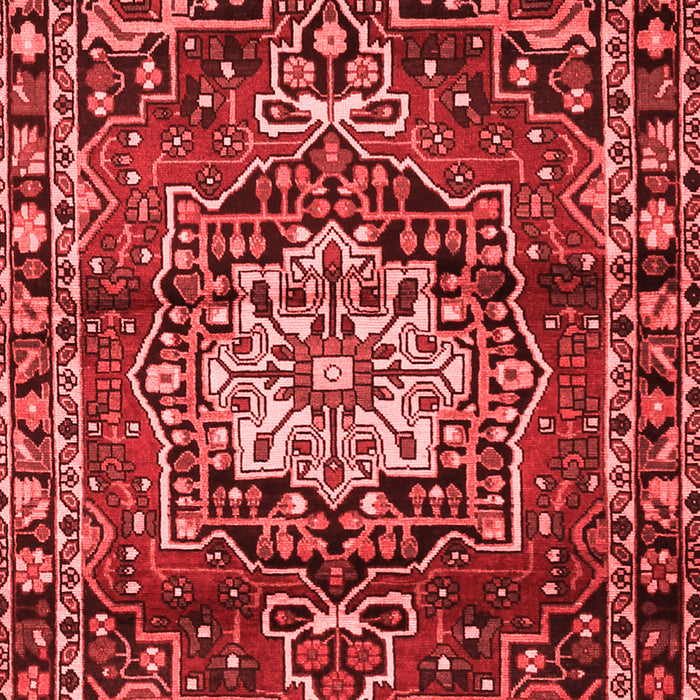 Machine Washable Persian Red Traditional Rug, wshtr2530red