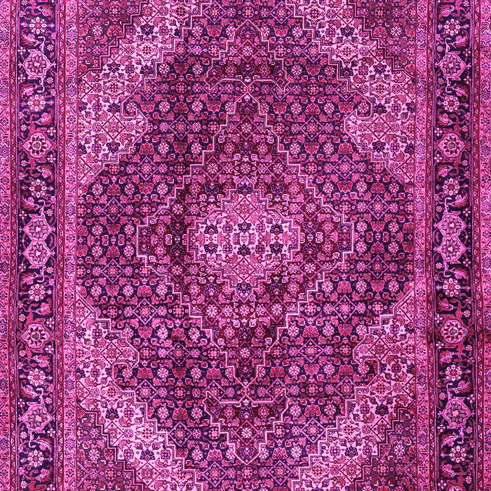 Machine Washable Persian Pink Traditional Rug, wshtr2531pnk