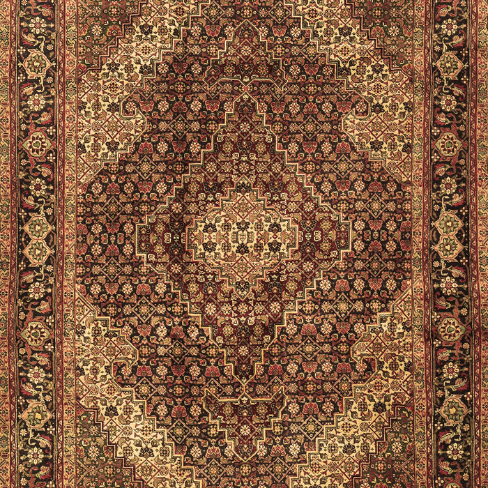 Machine Washable Persian Brown Traditional Rug, wshtr2531brn