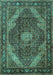 Persian Turquoise Traditional Rug, tr2531turq